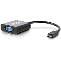 C2G USB C to VGA Video Adapter Black VGA PC 757120294719