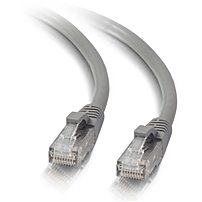 10ft Cat5e Snagless Unshielded UTP Ethernet Network Patch Cable Gray Category 5e for Network Device RJ 45 Male RJ 45 Male 10ft Gray 15199