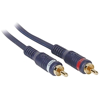 C2G 12ft Velocity RCA Stereo Audio Cable RCA Male RCA Male 12ft Blue 13034