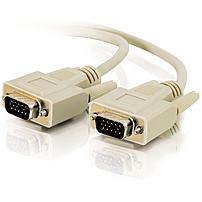C2G 6ft Economy HD15 SVGA M M Monitor Cable HD 15 Male HD 15 Male 6ft Beige 02635