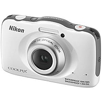 Nikon Coolpix S32 13.2 Megapixel Compact Camera White 2.7 quot; LCD 16 9 3x Optical Zoom 4x Digital IS 4160 x 3120 Image 1920 x 1080 Video HDMI HD Movie Mode 26460
