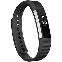 Fitbit Alta Smart Band - Wrist - Accelerometer - Calendar, Silent Alarm, Text Messaging - Sleep Quality, Calories Burned, Steps Taken, Distance Traveled - Bluetooth - Bluetooth 4.0 - 120 Hour - Black 
