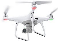 DJI CP.PT.000549 Phantom 4 Professional+ Quadcopter with Camera - Remote Controller with 5.5-inch 1080p Display - White