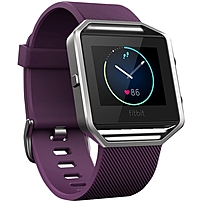 Fitbit Blaze Classic Band - Plum - Elastomer, Stainless Steel FB159ABPMS