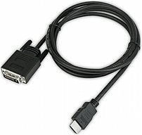The VisionTek 900941 HDMI DVI D bi directional cable 6 feet  M M  enables you to connect a DVI D device to a HDMI device. You can connect a DVI D graphics card to a HDMI enabled display, or you can connect a HDMI device to a DVI D monitor.