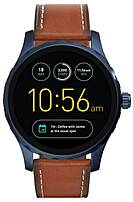 Fossil FTW2106 Q Marshal Generation 2 Smartwatch - 1.8-Inch Case Diameter - Brown Leather