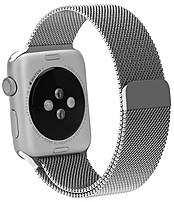 North 813125029418 Stainless Steel Mesh Band for Apple 1.5-inch Watch - Silver