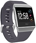 Fitbit Ionic Watch - Wrist - Optical Heart Rate Sensor, Accelerometer, Gyro Sensor, Altimeter, Ambient Light Sensor - Sleep Monitor, Music Player, Text Messaging, Calendar, Clock Display, Alarm - Hear