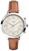 Fossil FTW5012 Hybrid Q Jacqueline Luggage Leather Smartwatch - Brown