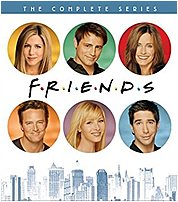 In the 1994 comedy series on TV, Friends, Rachel Green  Jennifer Aniston , Ross Geller  David Schwimmer , Monica Geller  Courteney Cox , Joey Tribbiani  Matt LeBlanc , Chandler Bing  Matthew Perry  and Phoebe Buffay  Lisa Kudrow  are all friends, living off of one another in the heart of New York. Over the course of eight years, this average group of buddies go through massive mayhem, family trouble, past and future romances, fights, laughs, tears and surprises as they learn what it really means to be a friend. This box set on DVD includes all 10 seasons of the hit comedy TV series.