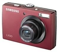 Samsung EC-L100ZRBA/US L100 8.2 Megapixels 3x Optical Zoom Digital Camera - Red