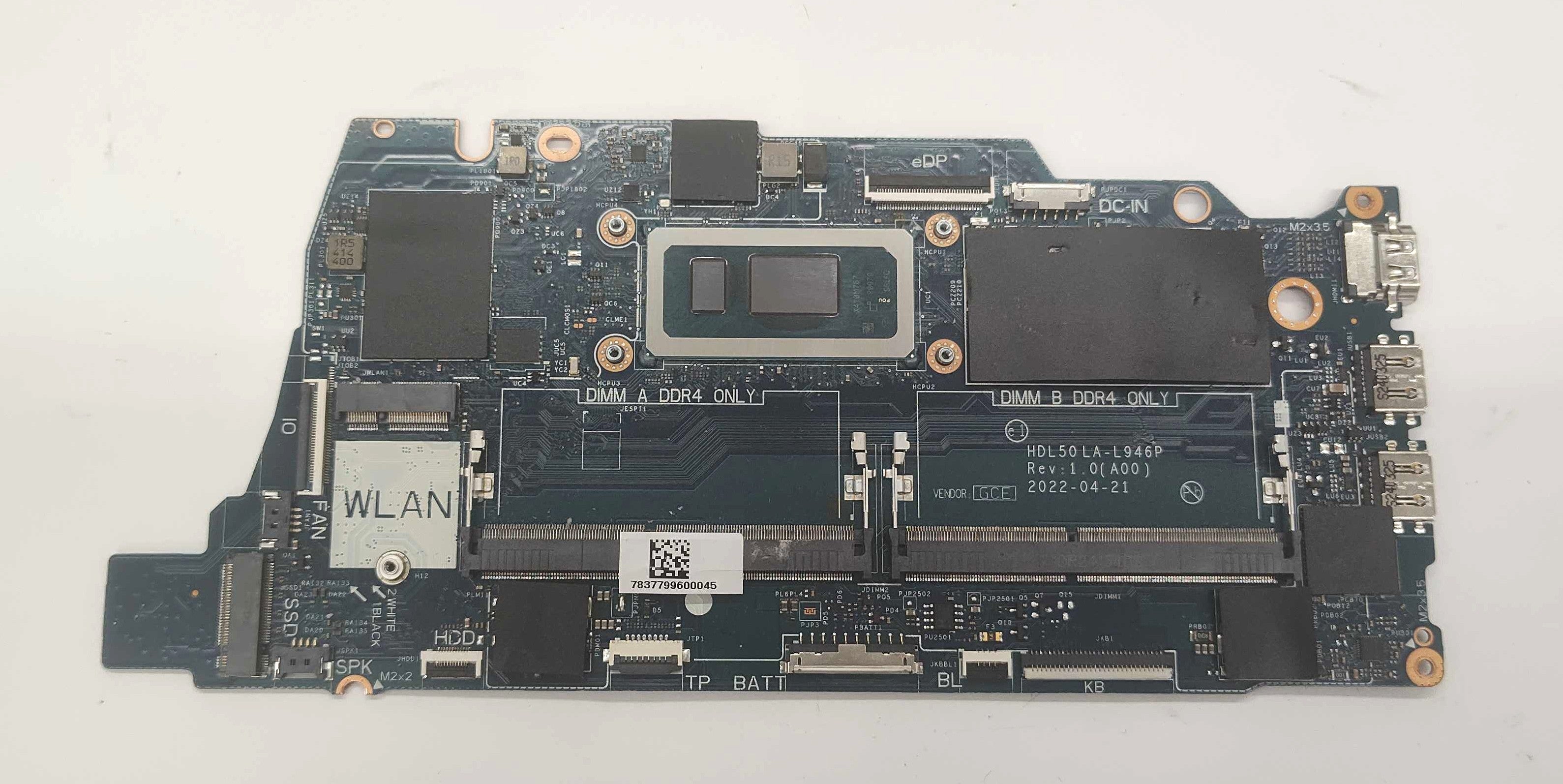 Components>Motherboards>Laptops - Dell - 55XV9 - Open Box