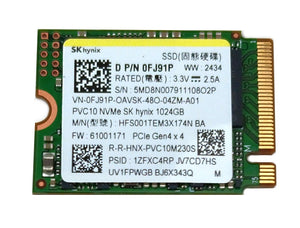 Dell P44 (Hynix HFS001TEM3X174N) Series FJ91P 1 TB  Solid State Drive