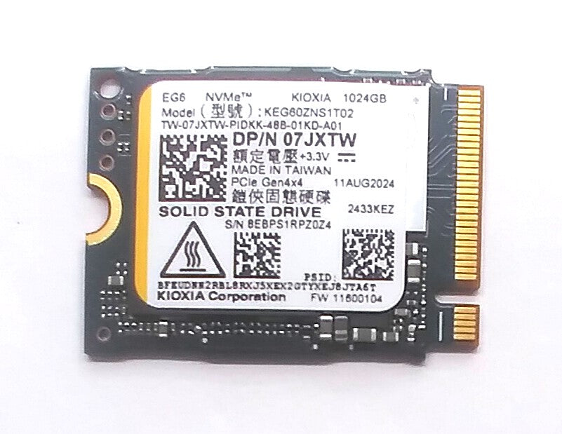 Drives & Storage>SSD Drives - Dell - 7JXTW - Open Box
