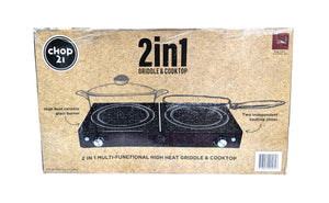 Kalorik Chop 21 2-in-1 Professional 22-inch Nonstick Extra-large