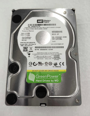 Western Digital WD5000AVVS-63ZWB0 3.5 Inches Internal Hard Drive