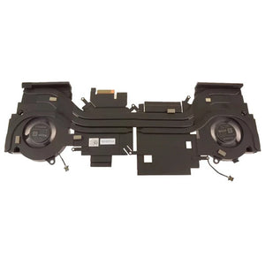 Dell XF50C Dual Fan And Heatsink Assembly