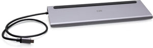 C2G C2G54542 USB-C 10-in-1 Triple Display Docking Station
