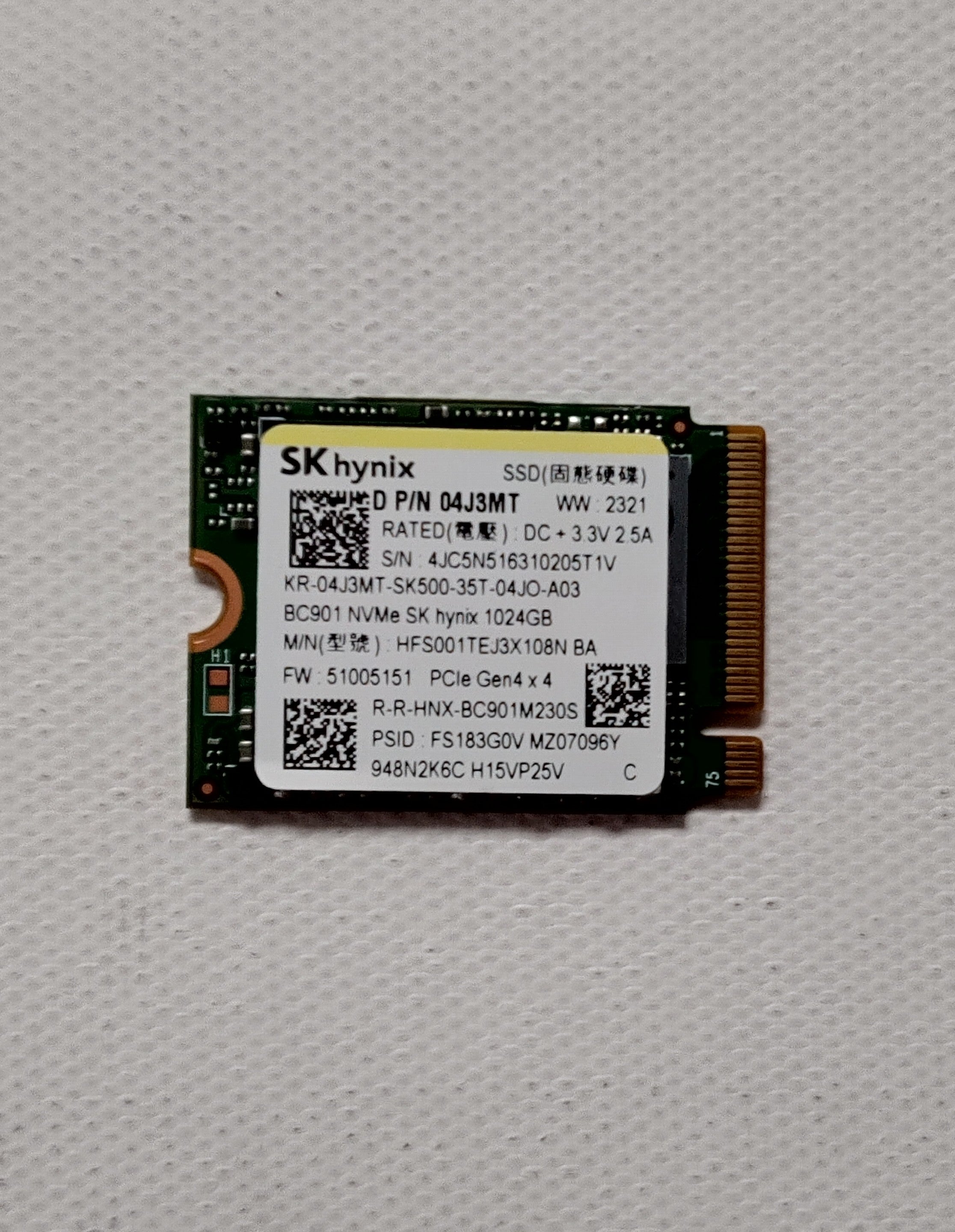 Drives & Storage>SSD Drives - Dell - 4J3MT - Refurbished