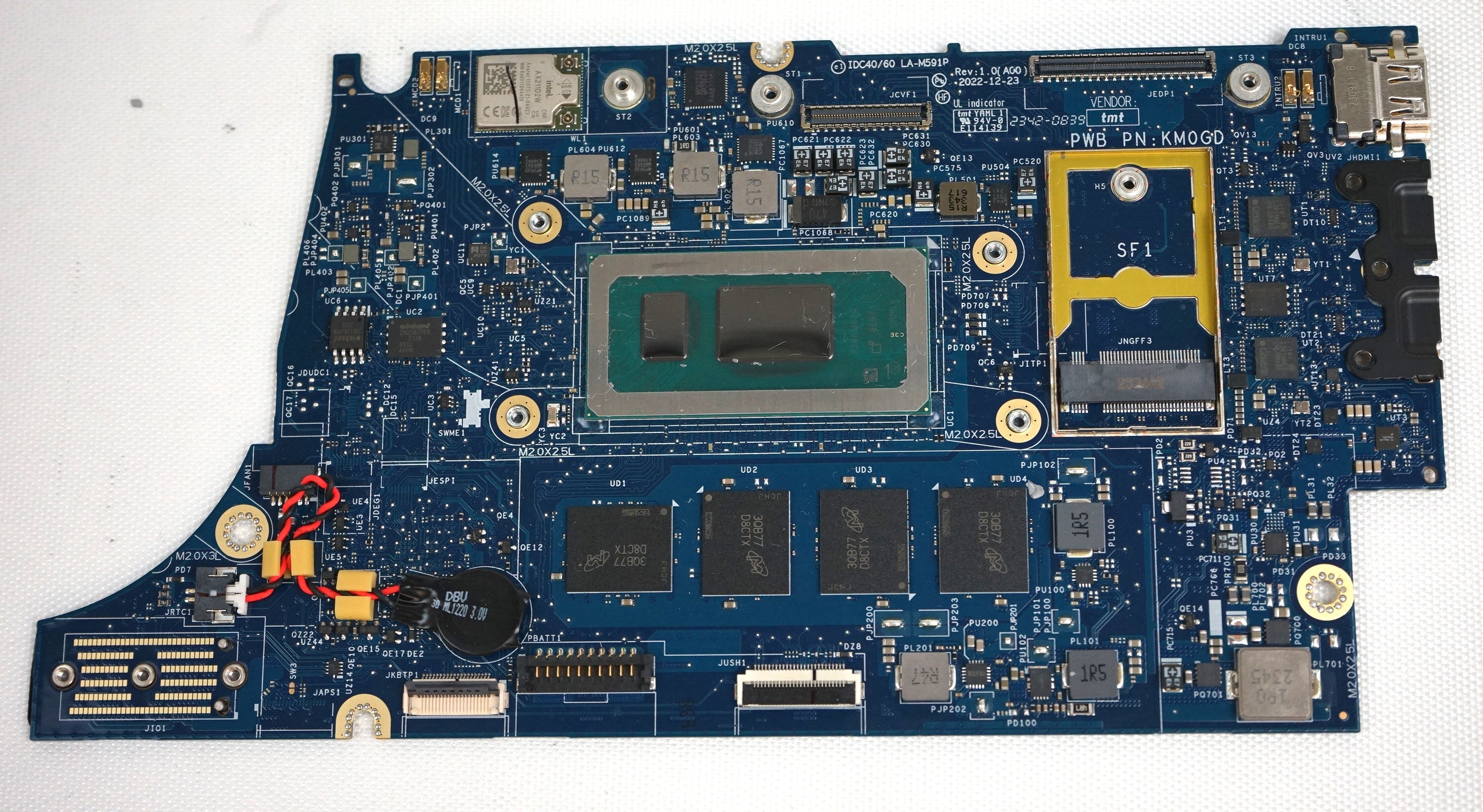 Components>Motherboards>Laptops - Dell - NDV55 - Open Box