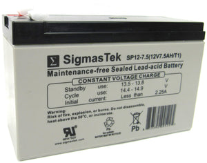 SigmasTek SP12-7.5 Replacement Battery