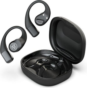 JLab Epic Open Sport EBEPOPSPRTBLK50WEB Earhook Earbuds With Charging