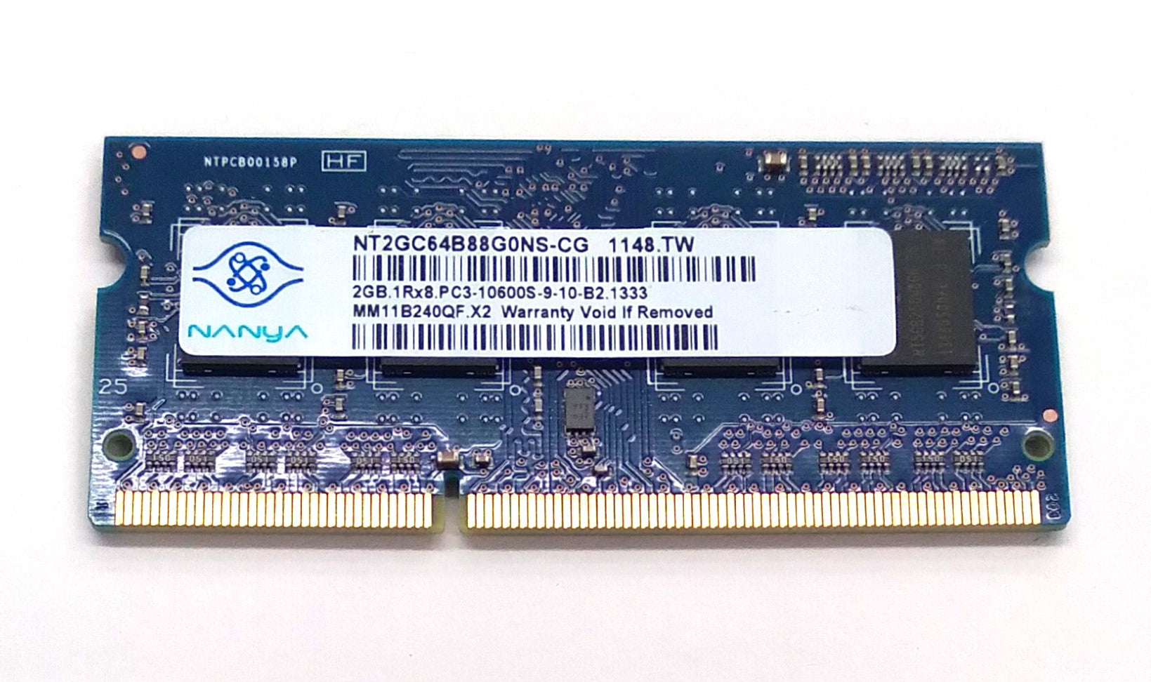 Memory>RAM - Desktop/Laptop - Nanya - NT2GC64B88G0NS-CG - Open Box