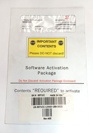 Dell 01TCC (Brocade DL-EMBD8PTPOD-01) 8-Port License for MXG610s