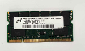 Micron MT16VDDF6464HG-265G2 512 MB Memory Module