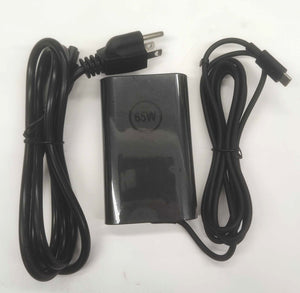 Dell 02YK0F 65W 3.25A 20.0V USB-C AC Adapter with Power Cord - US