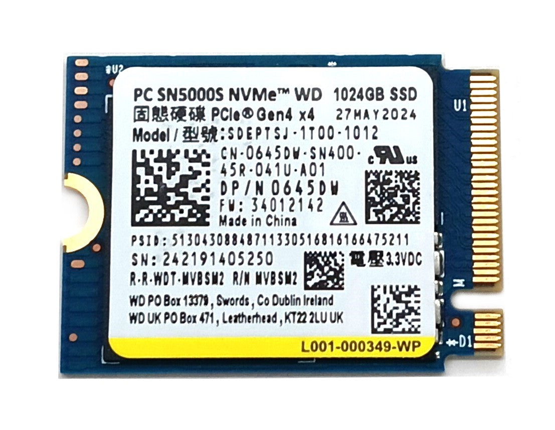 Drives & Storage>SSD Drives - Dell - 645DW - Open Box