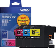 Printers>Supplies>Ink Cartridges and Printheads - Brother - LC-1053PKS - New
