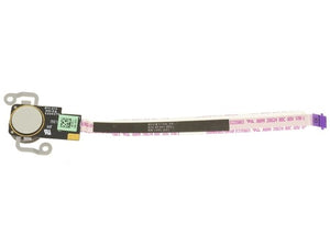 Dell W7JCC Power Button Fingerprint Reader Board