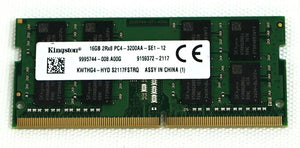 16gb 2rx8 Ddr4 3200mt/s 260-pin 1.2v So-dimm Memory Module