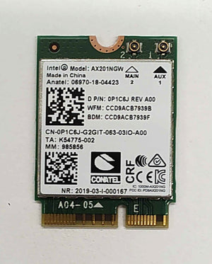 Dell P1C6J (Intel AX201NGW) WLAN Card