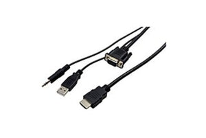 Visiontek 900824 VGA to HDMI 1.5M Active Cable (M/M)