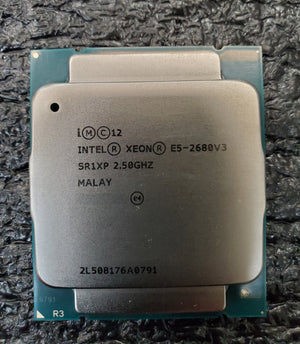 Intel CM8064401439612 E5-2680V3 12-core 2.50 GHz Pcie 3.0 FCLGA2011-3