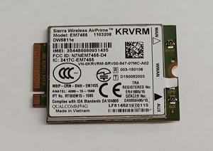 Dell KRVRM Sierra Wireless AirPrime EM7455 DW5811e 4G LTE WWAN