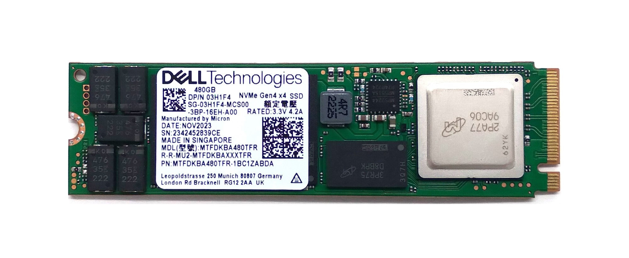 Servers>Drives & Storage - Dell - 3H1F4 - Refurbished