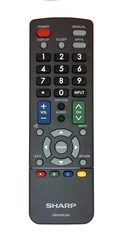 Televisions>Remotes - Sharp Electronics - GB244WJSA - New