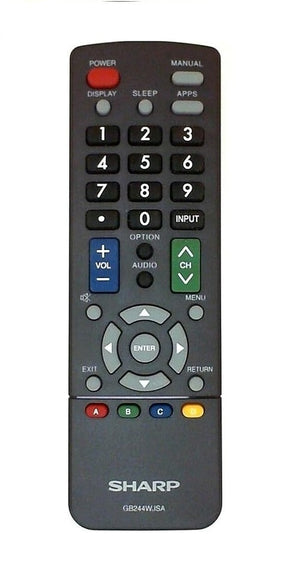 Sharp GB244WJSA OEM Replacement Commercial Display Remote Control