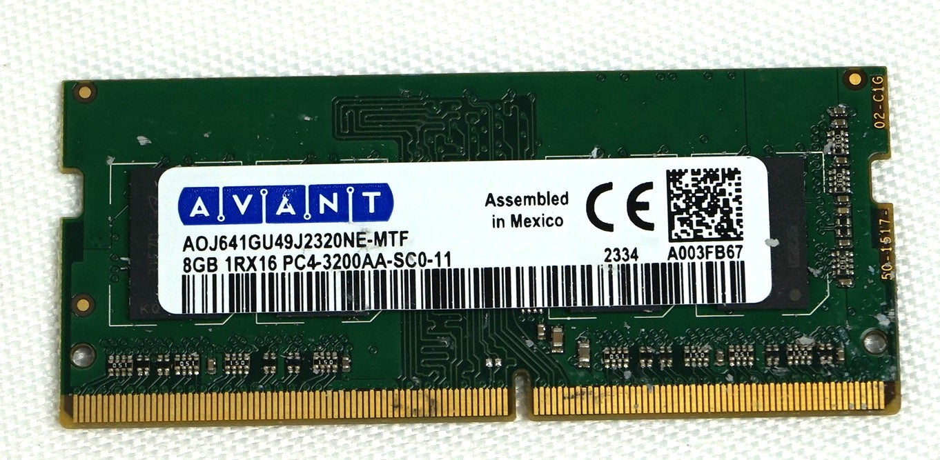 Memory>RAM - Desktop/Laptop - Avant - AOJ641GU49J2320NE-MTF - Open Box