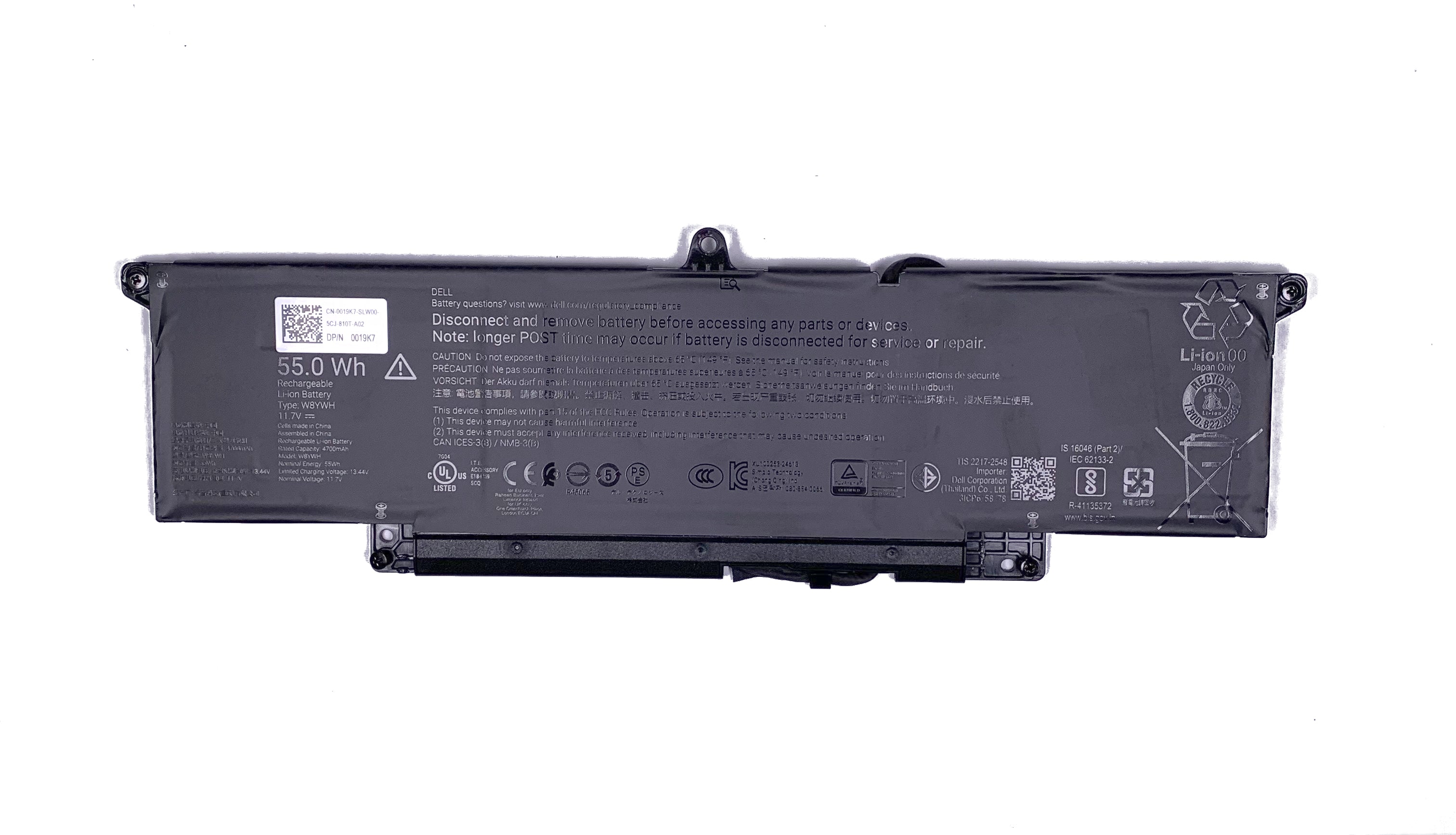 Components>Batteries>Laptops - Dell - W8YWH - Open Box