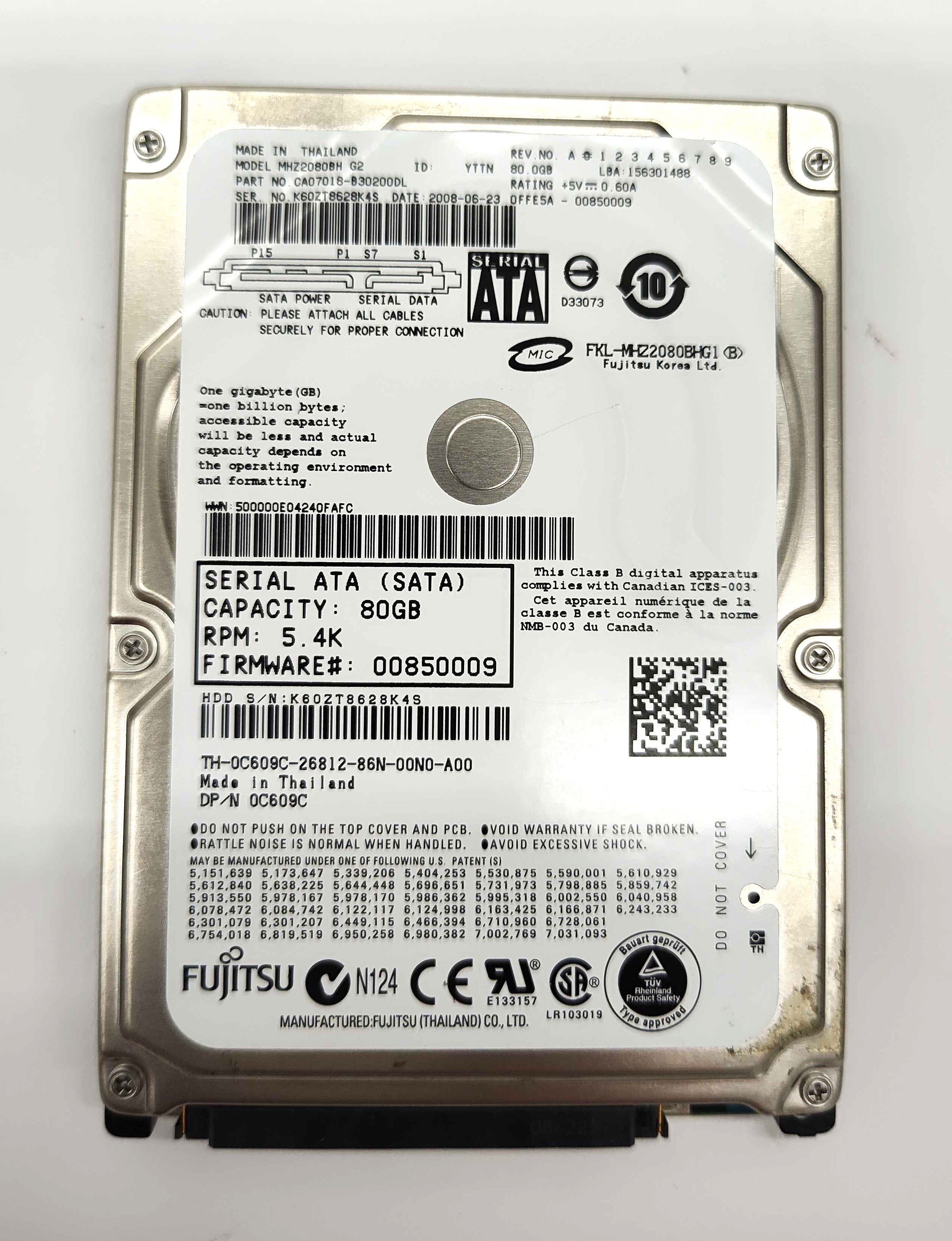 Drives & Storage>Internal Hard Drives>SATA - Dell - C609C - Open Box