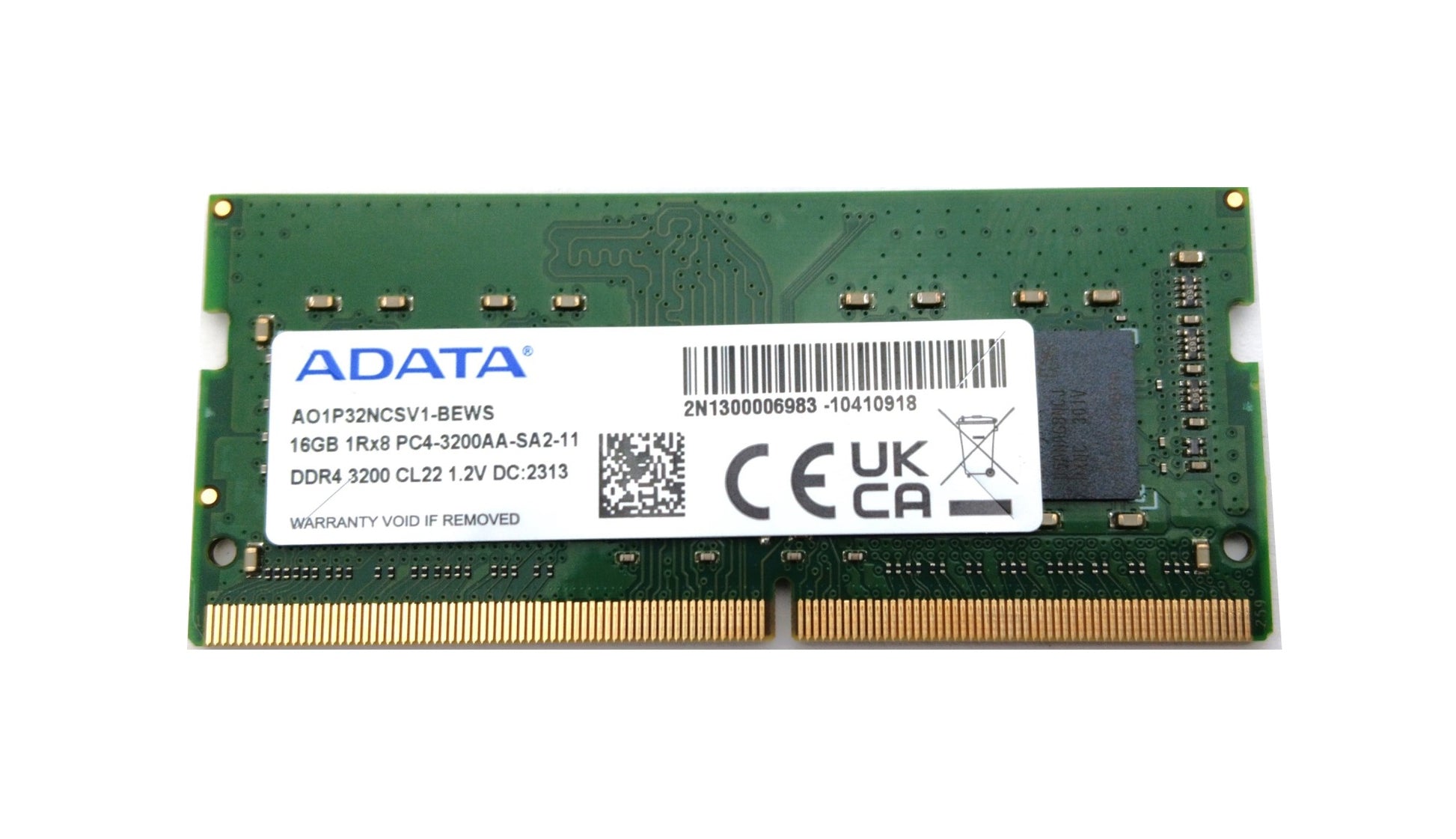 Memory>RAM - Desktop/Laptop - ADATA Technology Co. - AO1P32NCSV1-BEWS - Open Box