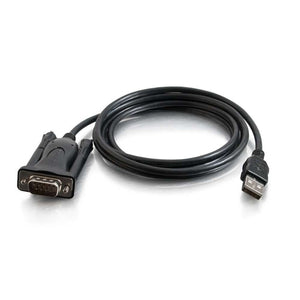 C2G 757120268871 USB To DB9 Male Serial Adapter Cable