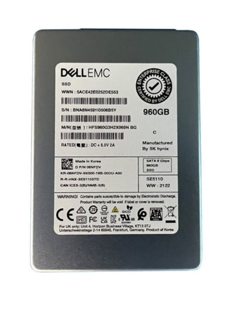 Servers>Drives & Storage - Dell - 6NFDV - Open Box