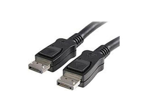 10 ft Certified DisplayPort 1.2 Cable with Latches M/M - DisplayPort