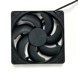 Dell 7097M 12V 140x25mm DC System Cooling Fan Without LED Lighting