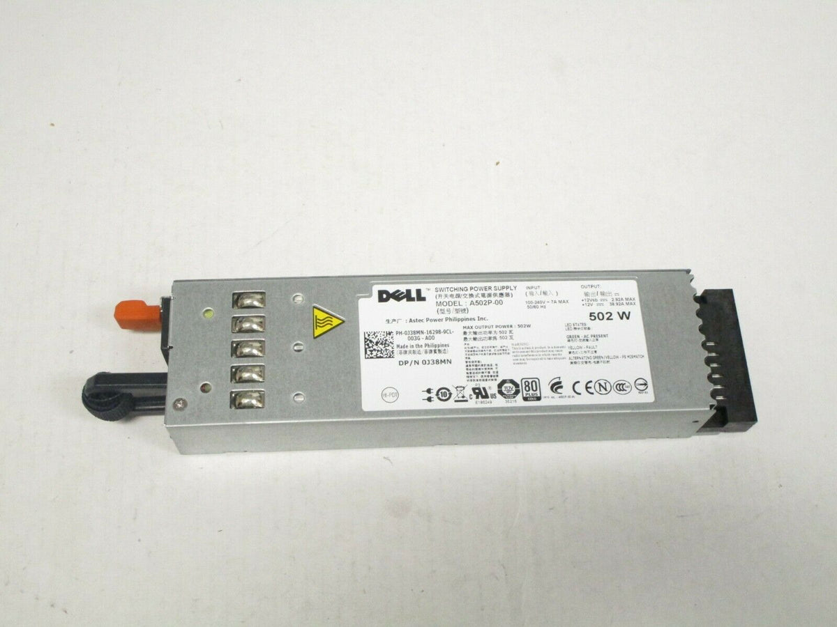 Servers>Server Options>Power Supplies - Dell - J38MN - Open Box